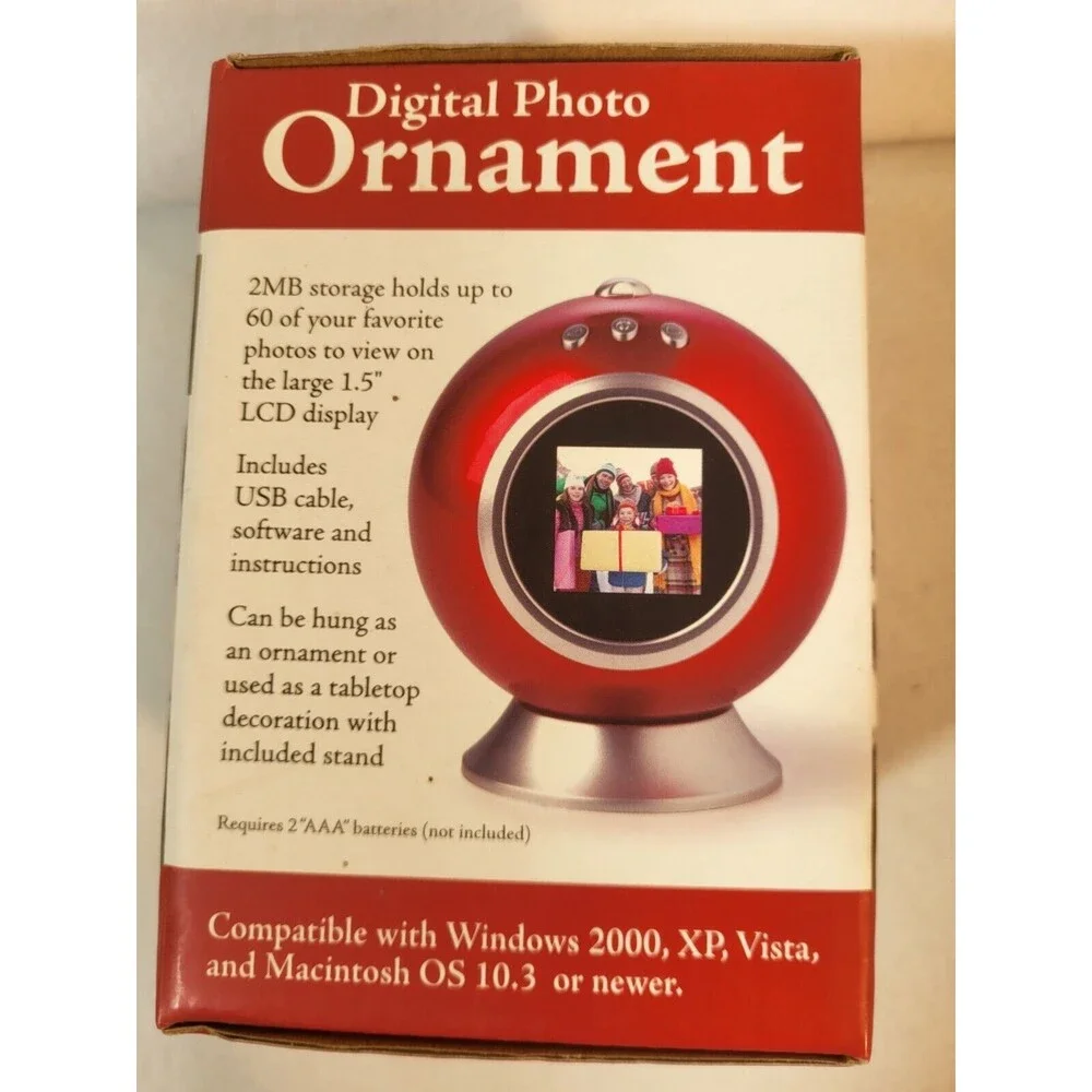 60 Digital Photo Picture Image Christmas Tree Ornament Mac & Windows Compatible